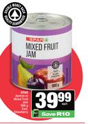 Spar Apricot Or Mixed Fruit Jam-900g Each