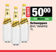 Schweppes-For 3 x 1L