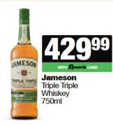Jameson Triple Triple Whisky-750ml