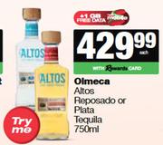 Olmeca Altos Reposado Or Plata Tequila-750ml Each