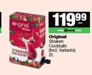 Original Shaken Cocktails-2L Each