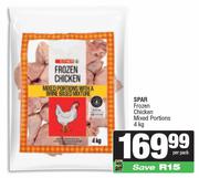 Spar Frozen Chicken Mixed Portions-4Kg