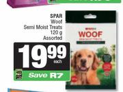 Spar Woof Semi Moist Treats Assorted-120g