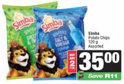 Simba Potato Chips Assorted-For Any 2 x 120g