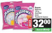 Beacon Mallows Assorted (Excl. Toasted & Guess)-For Any 2 x 135g