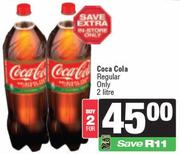 Coca Cola (Regular Only)-For Any 2 x 2Ltr