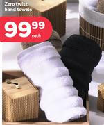 0Zero Twist Hand Towels-Each