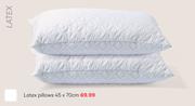 Latex Pillows 45 x 70cm