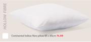 Continental Hollow Fibre Pillows 65 x 65cm