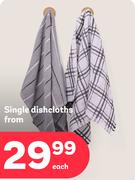 Single Dish Cloths-Each
