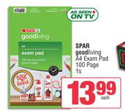 Spar Good Living A4 Exam Pad 100 Page-1s