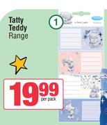 Tatty Teddy A4 Book Labels 16s-Per Pack
