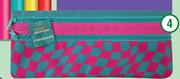 Colour Brights 2 Zip Pencil Bag 33cm x 14cm