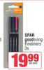 Spar Good Living Fineliners-3s Per Pack