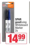 Spar Good Living White Board Marker-2s Per Pack