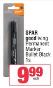 Spar Good Living Permanent Marker Bullet Black-1s