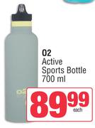 O2 Active Sports Bottle (700ml)