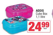 Addis 1.1Ltr Cube Box-Each