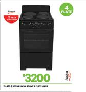 Univa 4 Plate Stove U405 21-475