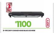 Defy Black Cookerhood DCH60B 21-051