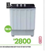 Defy 9Kg T/T WWHT Washing Machine DTT169 22-321