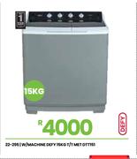 Defy 15Kg T/T Metallic Washing Machine DTT151 22-295