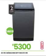 Defy 14Kg Washing Machine DTL160 22-312