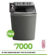 Defy 17Kg T/L Grey W/Machine DTL153 22-328