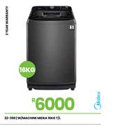 Midea 16Kg T/L Washing Machine 22-350