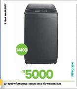Hisense 14Kg Top Loader Washing Machine WT3K1423UB 22-300