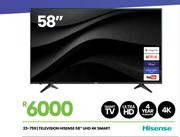 Hisense 58" UHD 4K Smart TV 23-759