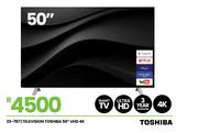 Toshiba 50" UHD K Smart TV 23-787
