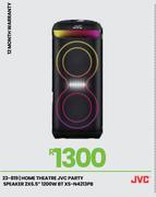 JVC 2x6.5" 1200W BT Home Theatre Party Speaker XS-N4213PB 23-819