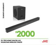 JVC Wireless Home Theatre Soundbar THN239 23-799