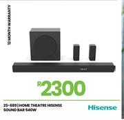 Hisense 540W Home Theatre Soundbar 23-689