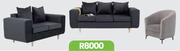 Belle Tub Chair, 2 Seater Sofa & 3 Seater Sofa