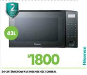 Hisense 43Ltr Digital Microwave Oven 24-241