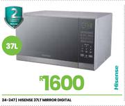 Hisense 37Ltr Mirror Digital Microwave Oven 24-247