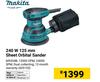 Makita 240W 125mm Sheet Orbital Sander M9204B (605153)