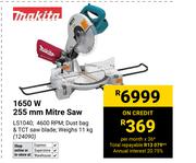 Makita 1650W 255mm Mitre Saw LS1040 (124090)