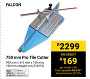 Falcon 750mm Pro Tile Cutter 990mm x 410mm x 190mm (274973)