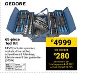 Gedore 68 Piece Tool Kit F4503 (30584)