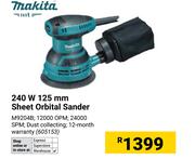 Makita 240W 125mm Sheet Orbital Sander M9204B (605153)