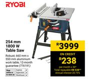 Ryobi 254mm 1800W Table Saw (776191)
