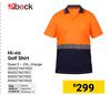 Beck Hi-Viz Golf Shirt Orange (850027607002,850027607001,850027607002,850027607003)