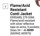 Beck Flame/Acid Resistant Conti Jacket D59SABS (605942,605975)