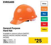 Evrigard General Purpose Hard Hat (642351,642353,642355,642360,642364,642366)
