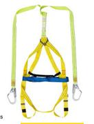 Double Lanyard With Scaffold Hooks & Belt Yellow & Black (782354)