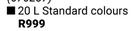 Fired Earth 20L Soft Sheen Standard Colours