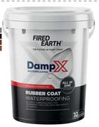 Fired Earth 20L Damp-X Rubber Coat (757066)